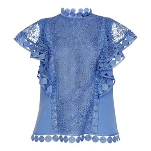 Ted Baker London Gabby Frill Ruffle Top